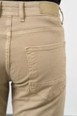 Koyu Bej Pamuklu 5 Cep Casual Slim Fit 5 Cep Pantolon 1003245319 - 4