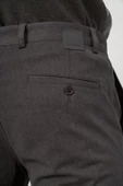 Koyu Antrasit Pamuklu Yandan Cepli Casual Slim Fit Chino Pantolon 1003245102 - 7