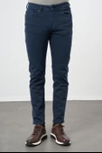 Koyu Lacivert Pamuklu 5 Cep Casual Slim Fit 5 Cep Pantolon 1003245318 - 1
