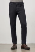 Koyu Lacivert Düz Gabardin Slim Fit Casual Denim Pantolon 1023245152 thumbnail 5