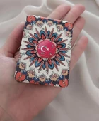 Ayna Makyaj Aynası Cep Model Türk Bayraklı Çanta El Aynası - 2