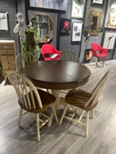 100x130cm Açılabilir Ahşap Masa Sandalye Takımı Malezya Üretim - 1