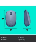 Logitech M171 910-006866 Mavi-Gri Optik Kablosuz Mouse - 6