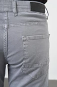 Koyu Mavi Pamuklu 5 Cep Casual Slim Fit 5 Cep Pantolon 1003245319 - 6