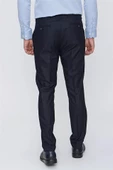 Lacivert Gabardin Yan Cepli Slim Fit Dar Kesim Basic Pantolon 1003220013 thumbnail 5