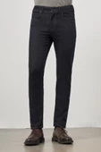 Koyu Lacivert Düz Gabardin Slim Fit Casual Denim Pantolon 1023245152 thumbnail 2
