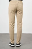 Koyu Bej Pamuklu 5 Cep Casual Slim Fit 5 Cep Pantolon 1003245319 - 5