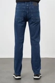 Lacivert Gabardin %100 Pamuk 5 Cep Comfort Fit Rahat Kesim Casual Denim Pantolon 1023235164 - 5