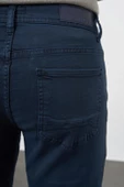 Koyu Lacivert Pamuklu 5 Cep Casual Slim Fit 5 Cep Pantolon 1003245318 - 5