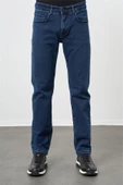 Lacivert Gabardin %100 Pamuk 5 Cep Comfort Fit Rahat Kesim Casual Denim Pantolon 1023235164 - 1