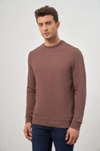 Toprak Örme Bisiklet Yaka Pamuklu Casual Slim Fit Dar Kesim Sweatshirt 1013245150 thumbnail 1