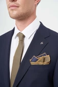 Lacivert Bez Ayağı Kılıç Yaka Tam Astar Esnek 6 Drop Slim Fit Takım Elbise 1001245310 - 4