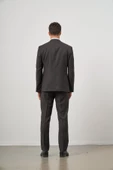 Siyah Kılıç Yaka Yelekli 6 Drop Slim Fit Classic Takım Elbise 1001245156 - 7