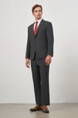 Siyah Kendinden Mono Yaka 2 Düğme 4 Drop Comfort Fit Classic Takım Elbise 1001240190 - 2