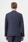 Lacivert Düz Mono Yaka 6 Drop Comfort Fit Classic Takım Elbise 1001245171 - 5