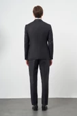 Siyah Düz Mono Yaka 6 Drop Comfort Fit Classic Takım Elbise 1001245171 - 4
