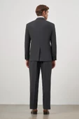 Siyah Kendinden Mono Yaka 2 Düğme 4 Drop Comfort Fit Classic Takım Elbise 1001240190 - 7