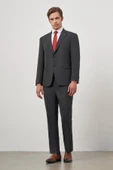 Siyah Kendinden Mono Yaka 2 Düğme 4 Drop Comfort Fit Classic Takım Elbise 1001240190 - 4