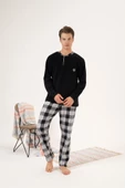 Estiva Ekose Kareli Erkek Polar Pijama Takım - 4