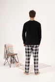 Estiva Ekose Kareli Erkek Polar Pijama Takım - 6