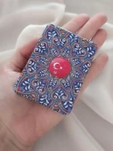 Ayna Makyaj Aynası Cep Model Türk Bayraklı Çanta El Aynası - 2