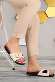 CHOPPER Orthopedix 22197 Anatomik Halluks Valgus Kemik Çıkıntısı Tokalı Kadın Terlik - 3