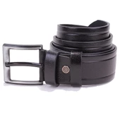 Dagoster DMK26-462DG Siyah 4.5 cm Hakiki Deri Erkek Kemer - 1