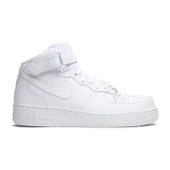Nike Air Force 1 Mid 07 Leather Triple White - 1