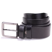 Dagoster DMK26-467DG Siyah 4 cm Hakiki Deri Erkek Kemer - 1