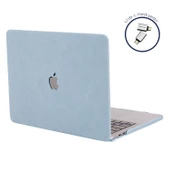 Macbook Air M1 Kılıf 13 inç Kumaş Kaplama Goat (TouchID'li M1 Air) A2337 A2179 A1932 ile Uyumlu - 10