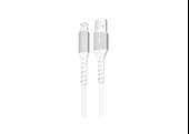 Data Ve Şarj Kablo İphone Lightning 1 Mt 3.4 Amper Apricot APC-A140L Beyaz thumbnail 1