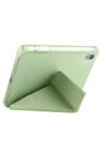 iPad Mini 2024 8,3 inç Uyumlu Kalem Bölmeli Stand Özellikli Katlanabilir Uyku Modu Özellikli Kılıf thumbnail 12
