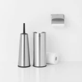 Brabantia Renew Matt Steel 3 Parça Tuvalet Aksesuarı Seti - 2
