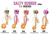 Fujin Salty Rubber 80gr GR Serisi Tai Rubber Set  03 Orange Gold 3D Eye - 1