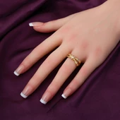 Sevgi Düğümü 14 Ayar Altın Yüzük thumbnail 2