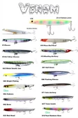 Fujin Venom 120mm 20gr Su Üstü Maket Balık  018 Pearl Rainbow Glow - 1