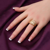 Yaşam Işıltısı 14 Ayar Altın Yüzük - 2