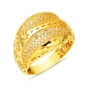 Yaşam Işıltısı 14 Ayar Altın Yüzük - 1