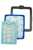 Philips FC 9751/07 Uyumlu Süpürge Hepa / Sünger Filtre / Çerçeve Seti 3'lü Set - 1