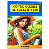 Köylü Güzeli Boyama Kitabı (Gri Tonlamalıdır) thumbnail 1