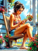 Köylü Güzeli Boyama Kitabı (Gri Tonlamalıdır) thumbnail 6