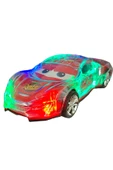 Şimşek Mcqueen 20cm Araba Çarp Dön Araba Işıklı Müzikli şimşek mcqueen - 1