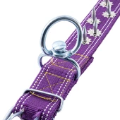 Dokuma Çivili Köpek Boyun Tasması - 5*80 cm - Mor thumbnail 3