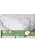 YAASE Home Bambu Kapitone Fıtted Alez ( Çift Kişilik  ) 160 CM X 200 CM - 1