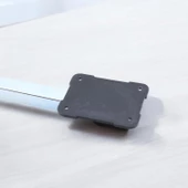 Sofra Ayağı 25 cm Metal 4 Adet Plastik Siyah Taban Katlanır Yer Sofrası Sini Altı Mobilya Ayak Masa - 10