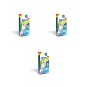 Dolphin Tek Kullanımlık Lateks Beyaz Pudralı Muayene Eldiveni - Medium - Orta Boy - 10'lu 3 Paket - 1