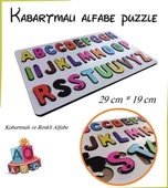 Ankebut Kabartmalı Alfabe Puzzle 32965 - 2
