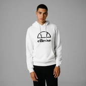 Ellesse Kapüşonlu Sweatshirt Beyaz Erkek EM253 - 1