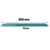 Makita Boru Profil Testere Bıçağı Metal Kılıç 305 mm Dekupaj Testere Bıçak B-43228 thumbnail 2