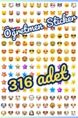 Öğretmen Sticker Emoji Dünyası Sevimli Takdirler 316 Adet - 1